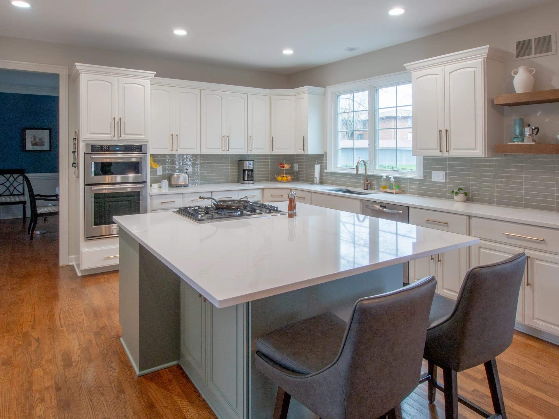 Kitchen Cabinet Painting in Naperville by Bayern Builders